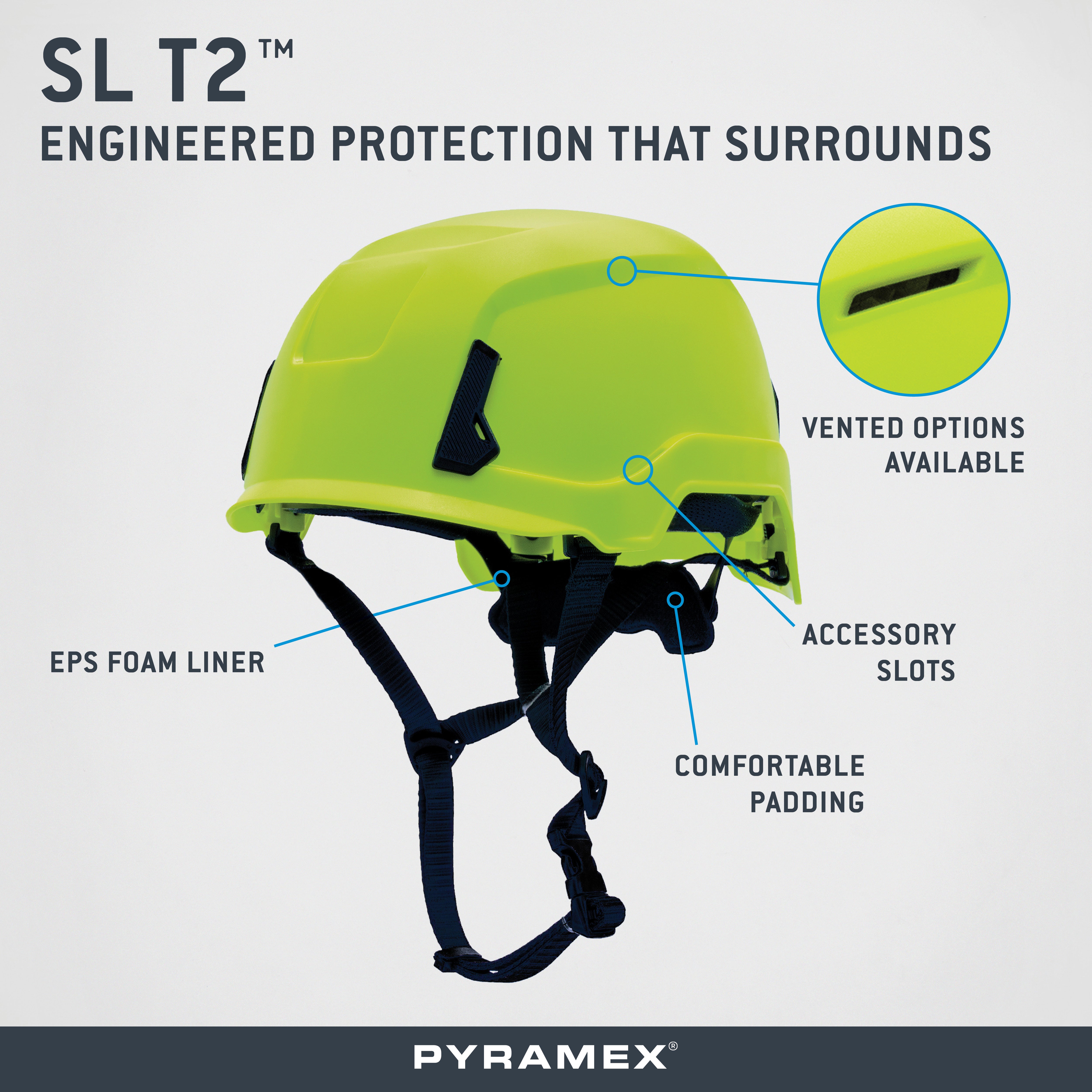 SL T2™ Safety Helmet Vented
