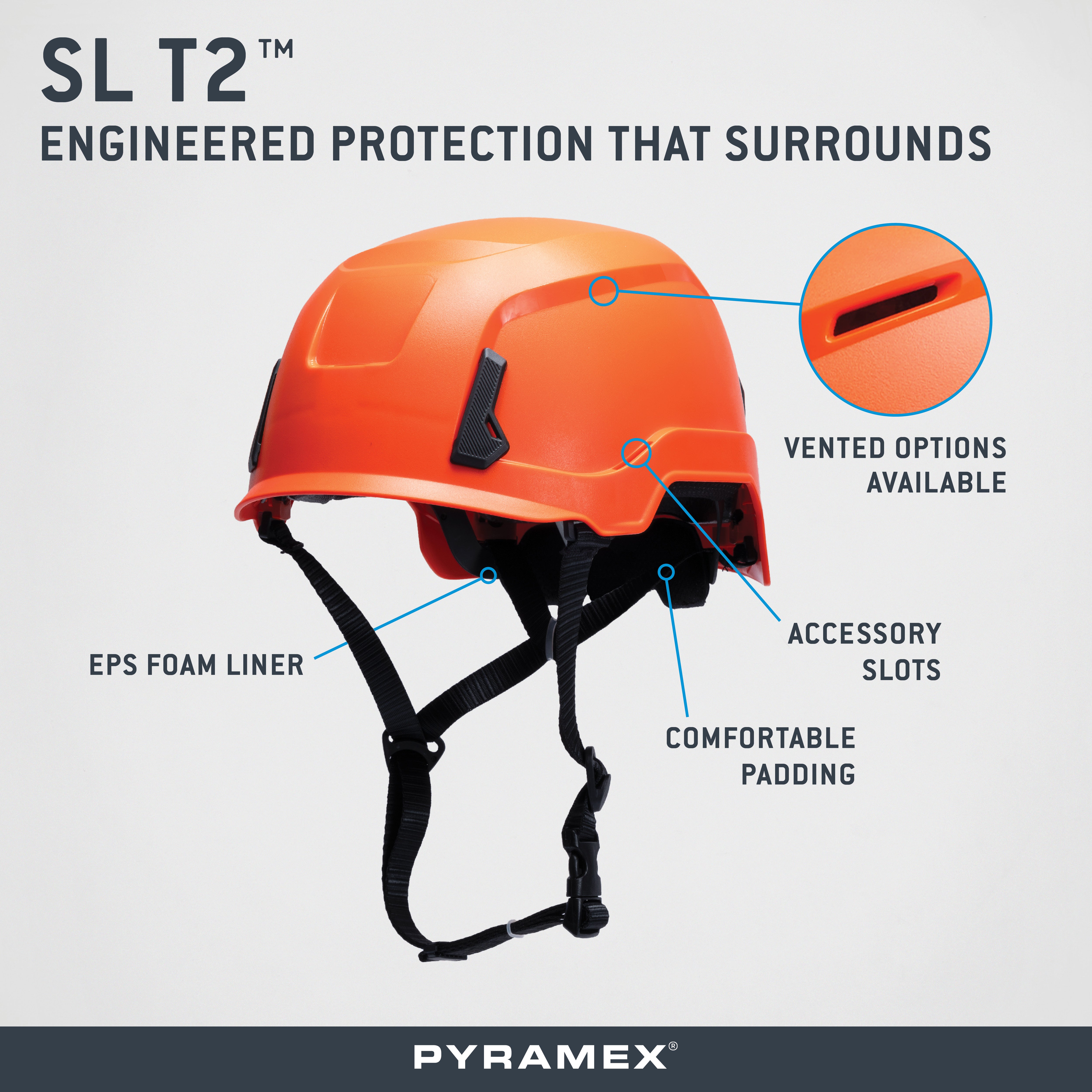 SL T2™ Safety Helmet Vented