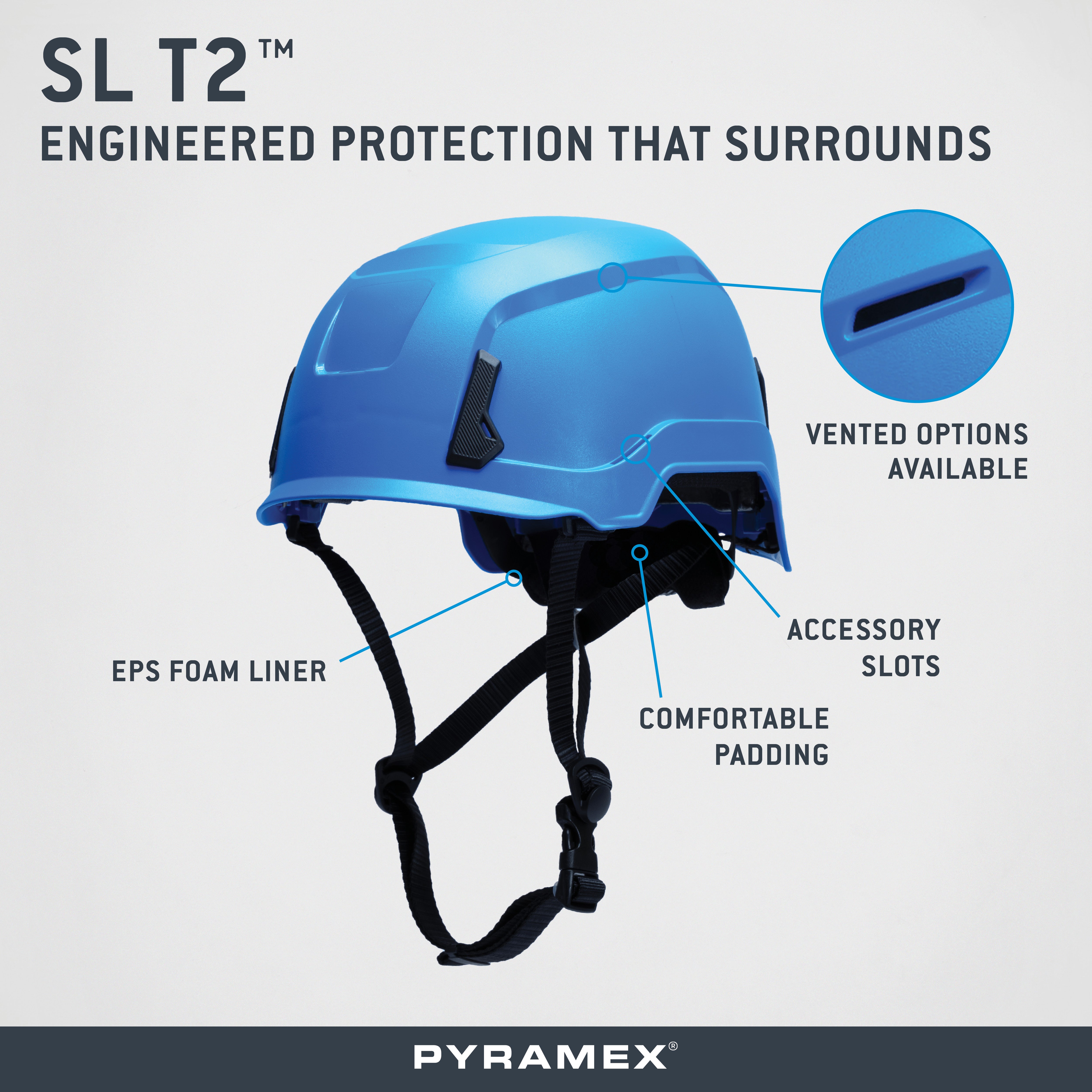 SL T2™ Safety Helmet Vented