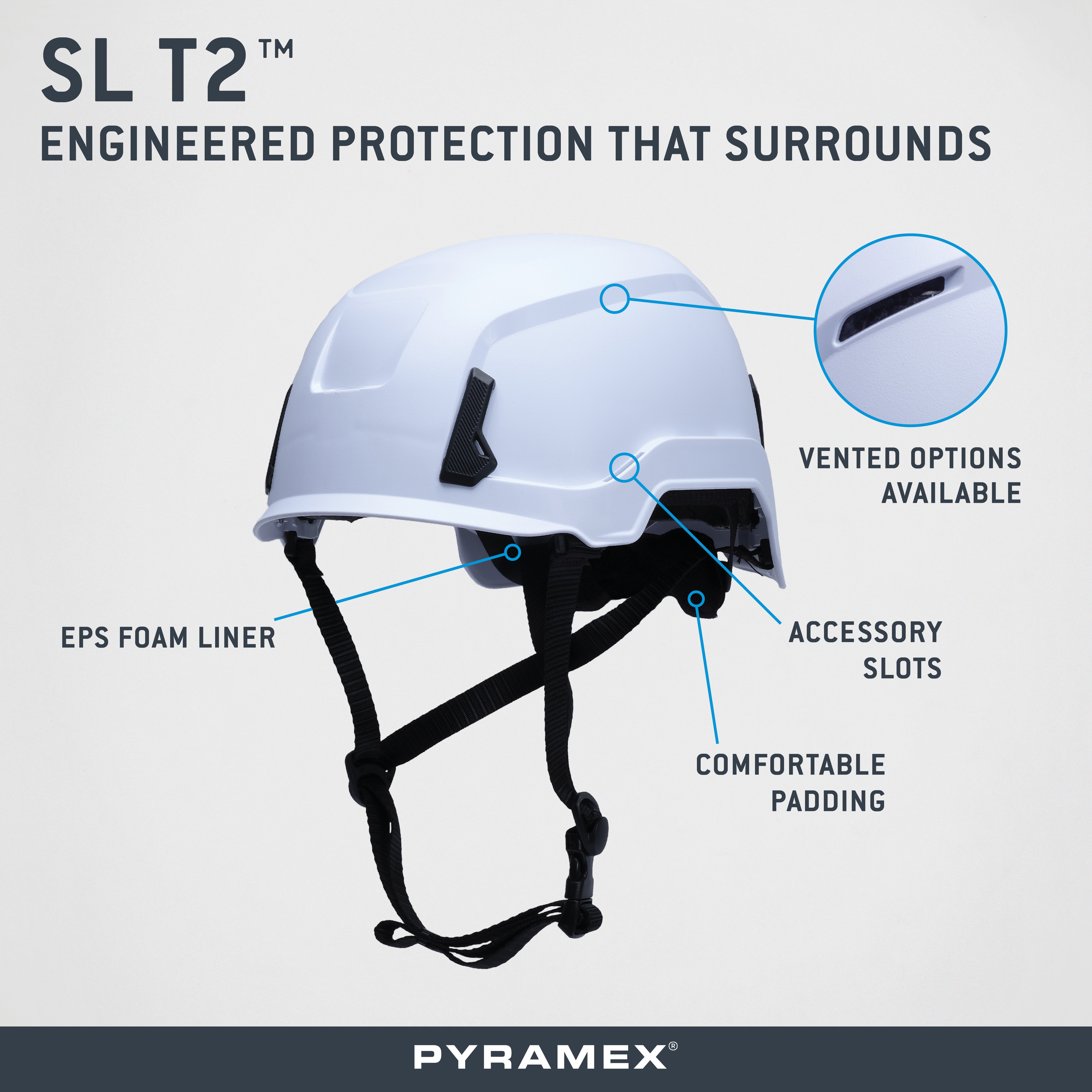 SL T2™ Safety Helmet Vented