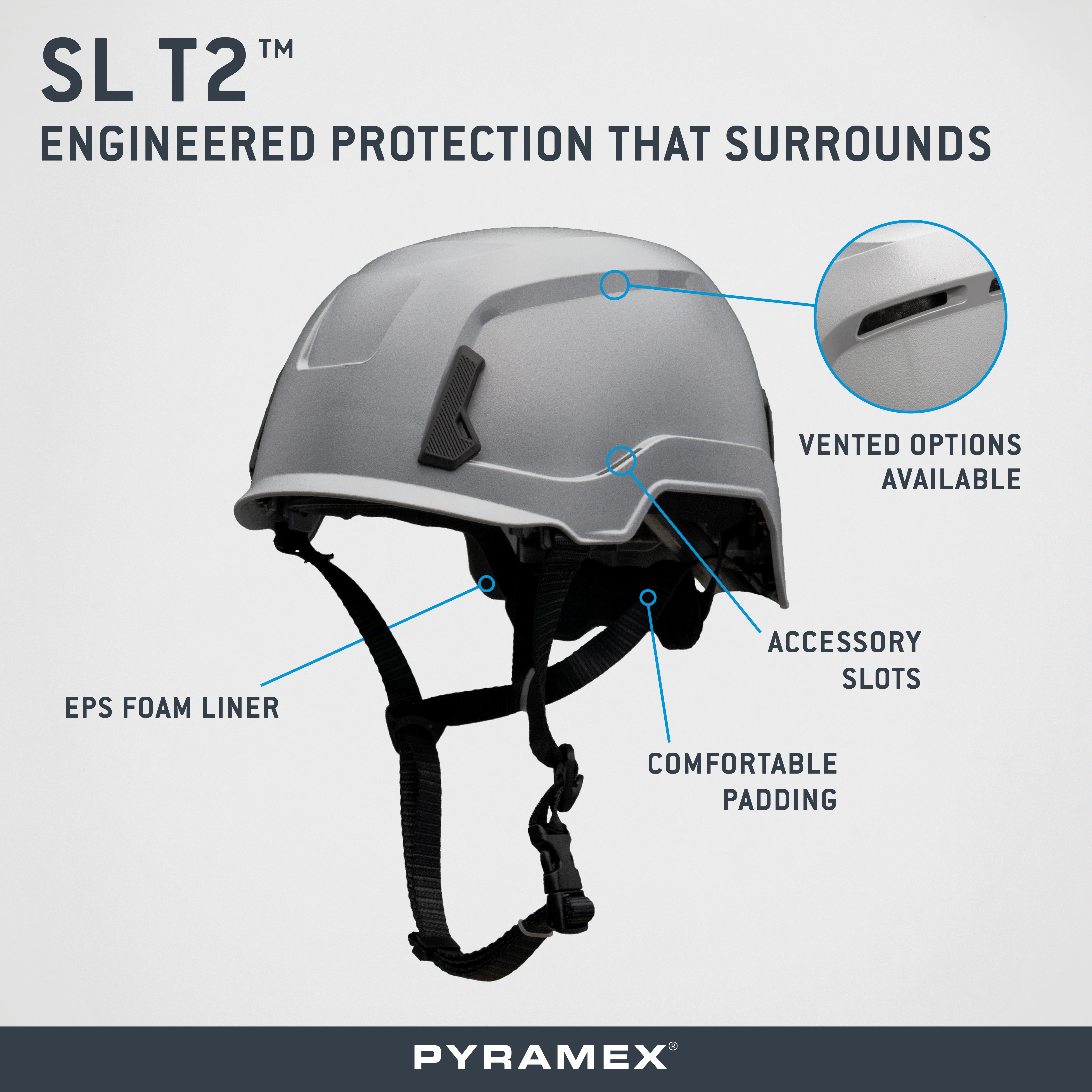 SL T2™ Safety Helmet Vented