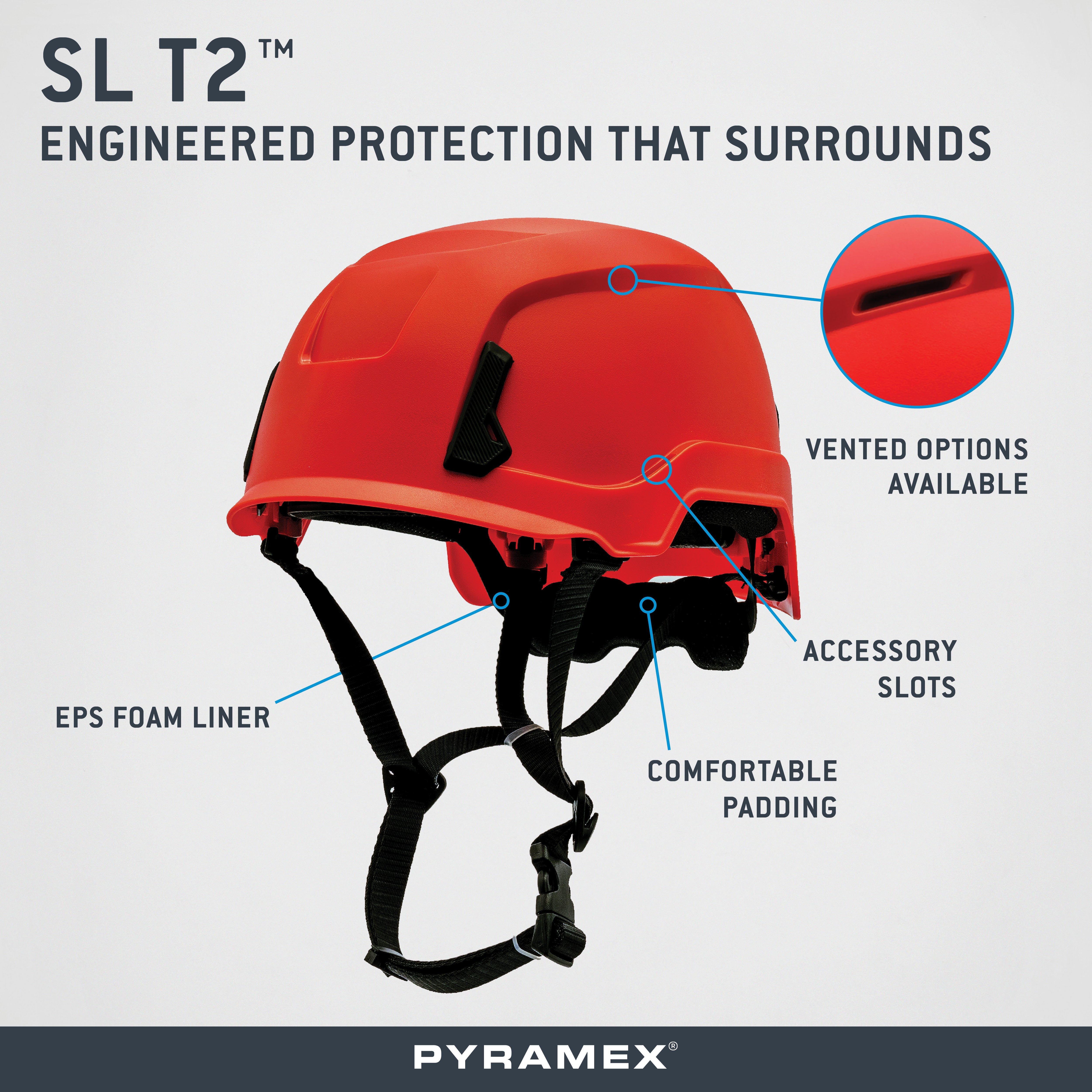 SL T2™ Safety Helmet Vented