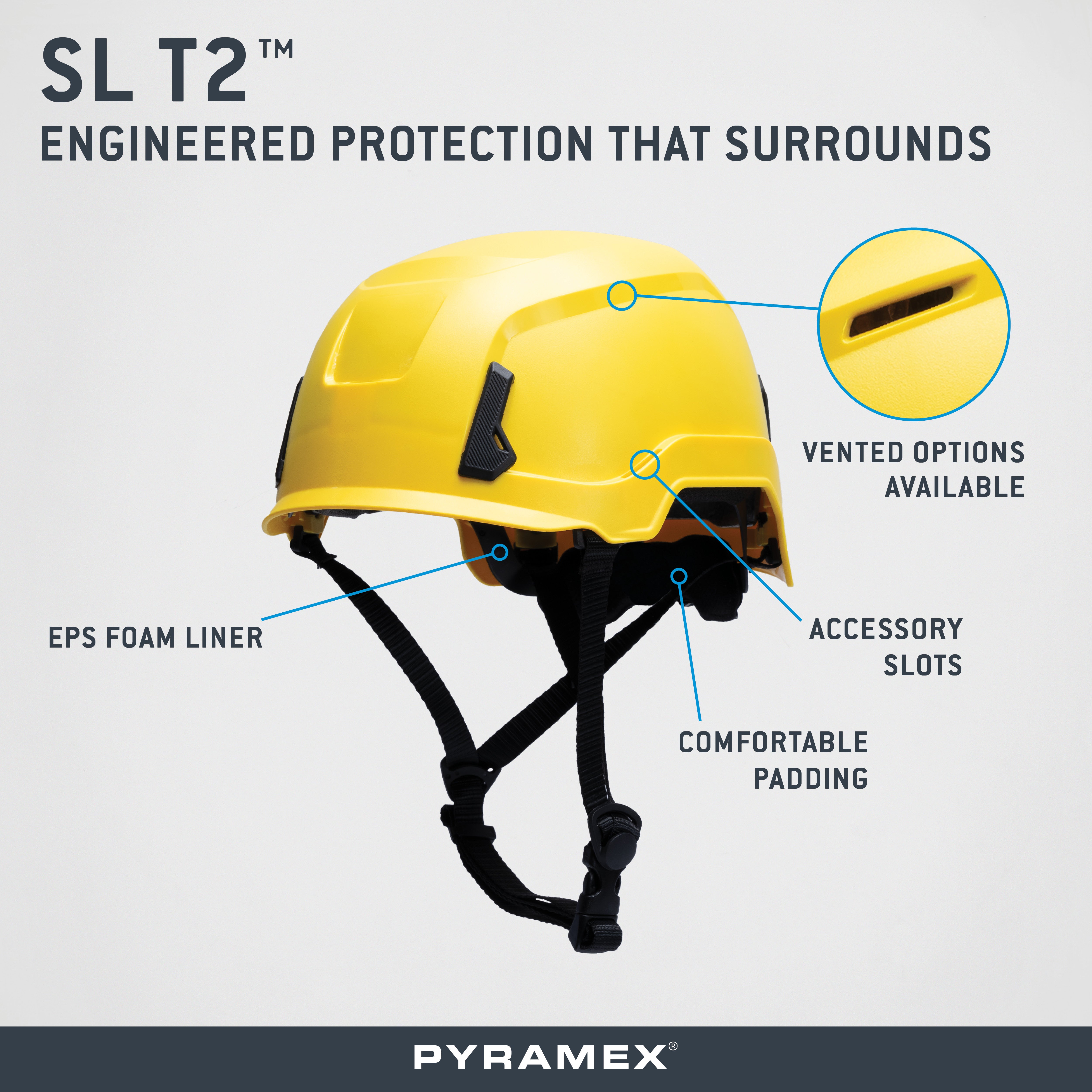 SL T2™ Safety Helmet Vented