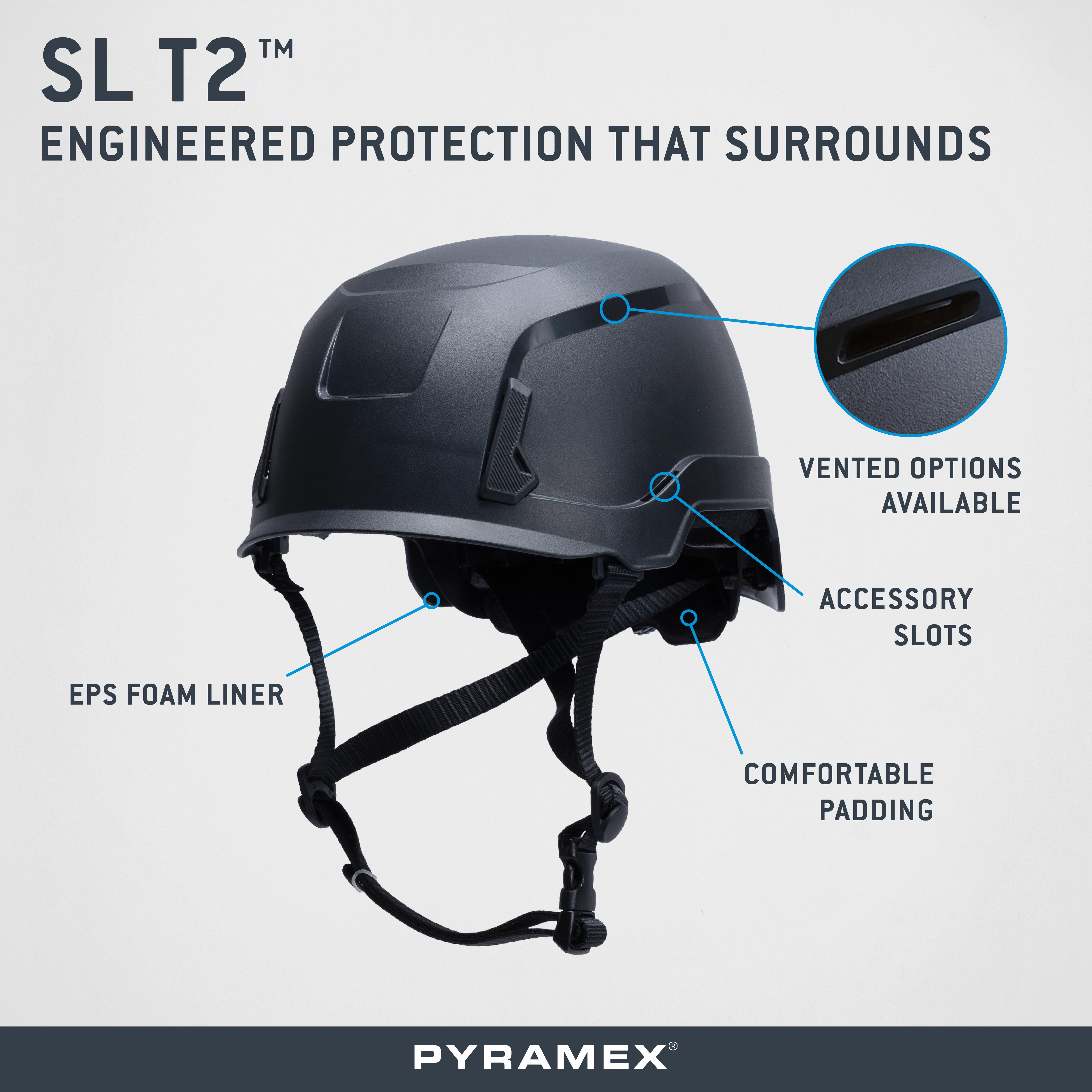 SL T2™ Safety Helmet Vented