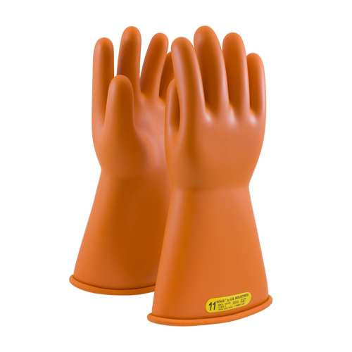 0147-2-14 NOVAX, INSULATING GLOVE, CLASS 2, 14 IN., ORN., STRAIGHT CUFF