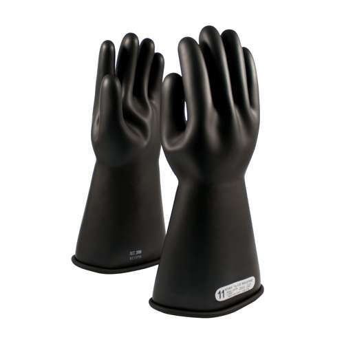 0150-1-14 NOVAX INSULATING GLOVE, CLASS 1, 14 IN., BLK., STRAIGHT CUFF