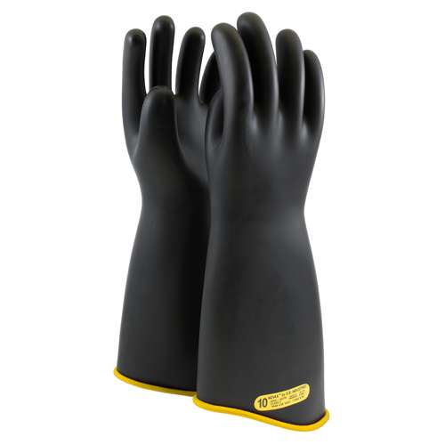 0151-2-18 Class 2 Rubber Insulating Glove with Contour Cuff - 18"