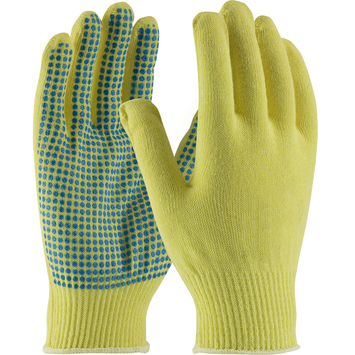 08-K200PD Seamless Knit DuPont™ Kevlar® Glove with PVC Dot Grip - Light Weight