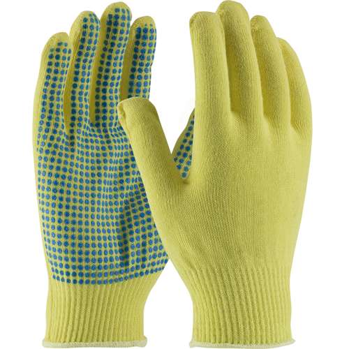 08-K200PD Seamless Knit DuPont™ Kevlar® Glove with PVC Dot Grip - Light Weight