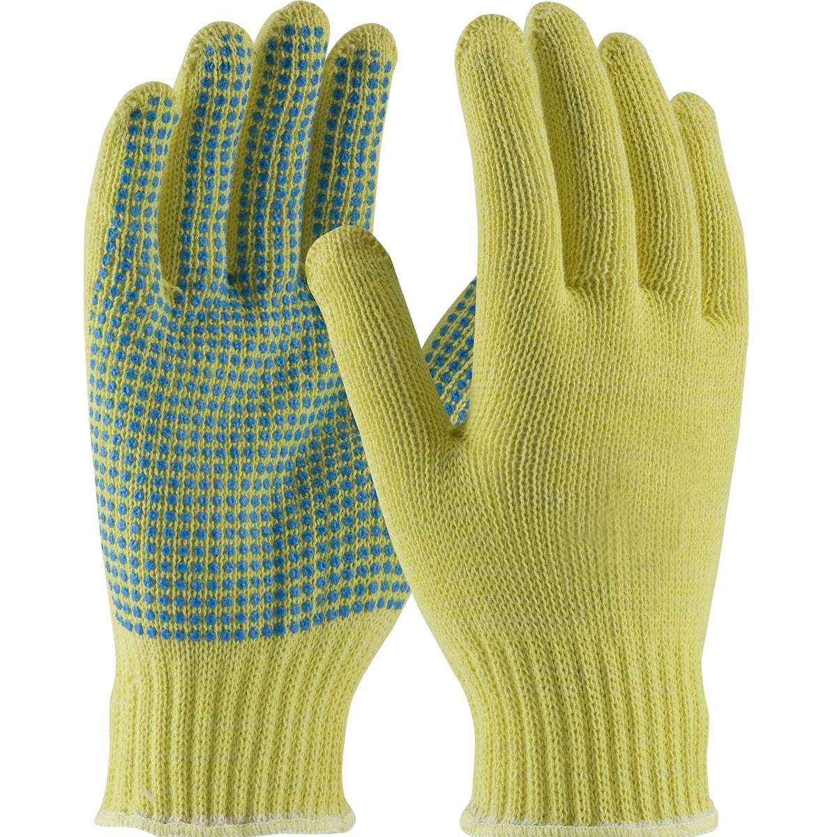 08-K300PD Seamless Knit DuPont™ Kevlar® Glove with PVC Dot Grip - Medium Weight