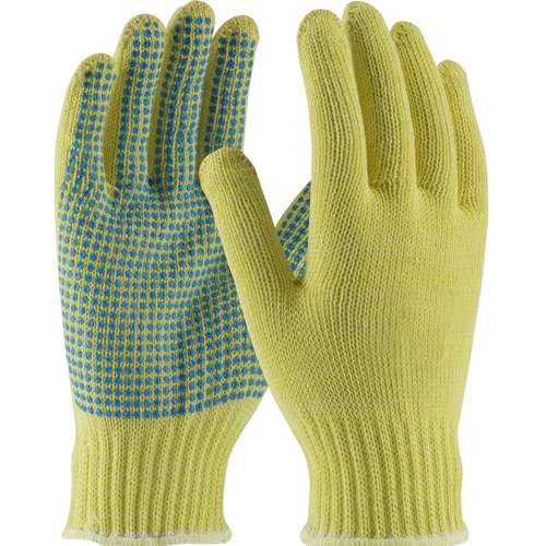 08-K300PD Seamless Knit DuPont™ Kevlar® Glove with PVC Dot Grip - Medium Weight