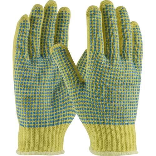 08-K350PDD Seamless Knit DuPont™ Kevlar® Glove with Double-Sided PVC Dot Grip - Heavy Weight