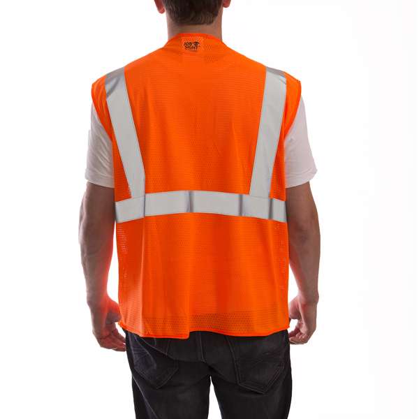 V70639 Job Sight Class 2 Zip-Up Mesh Vest