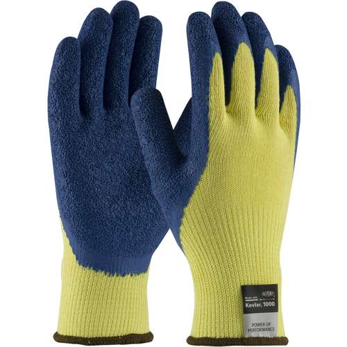 09-K1310 Seamless Knit DuPont™ Kevlar® Glove with Latex Coated Crinkle Grip on Palm & Fingers