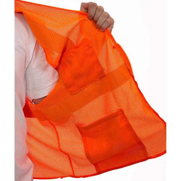 V70639 Job Sight Class 2 Zip-Up Mesh Vest