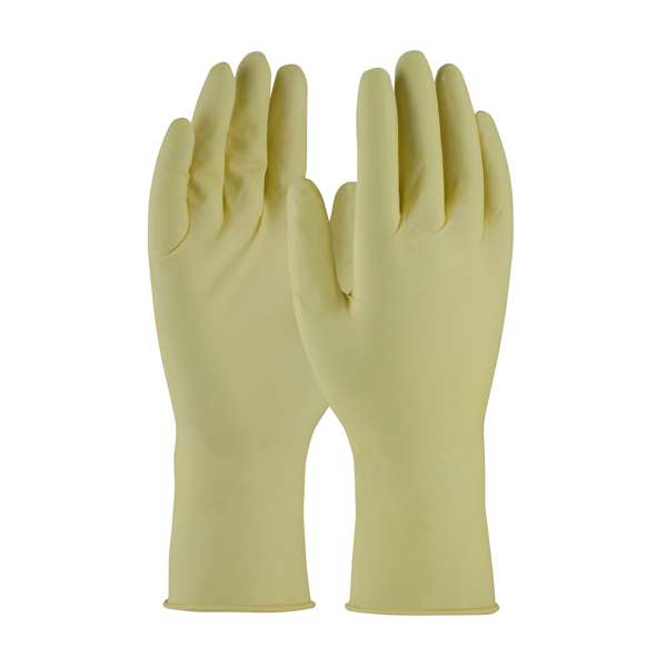 Single Use Class 100 Cleanroom Latex Glove with Fully Textured Grip - 12"