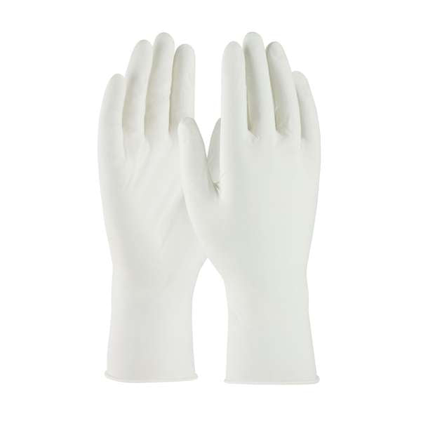 Single Use Class 100 Cleanroom Nitrile Glove with Finger Textured Grip - 9.5"