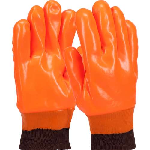 1007OR PVC Dipped Glove with Jersey Liner and Smooth Finish - Insulated & Waterproof