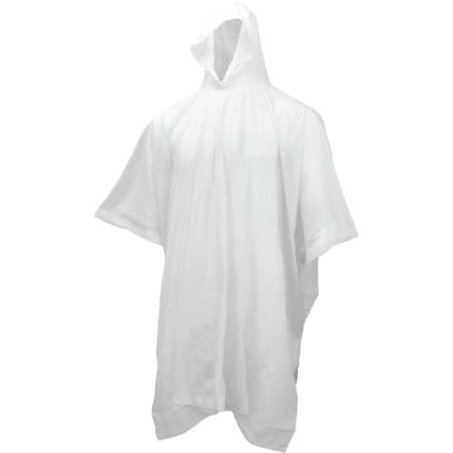 1005P 1005P .13 mm 40" Economy Rain Poncho with Attached Hood