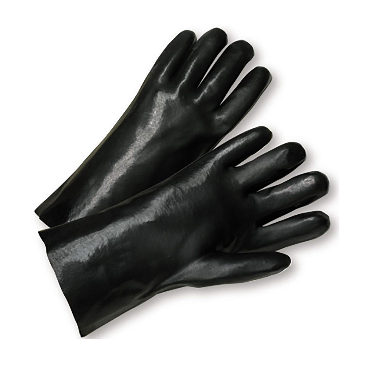 1017 PVC Dipped Glove with Interlock Liner and Smooth Finish - 10" Length