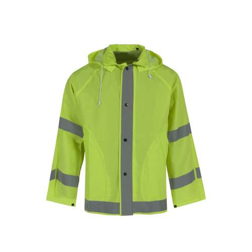 Radians 1820J 1820J Econo-Viz Jacket with Snap-On Hood and Reflective Tape - Welding Helmet