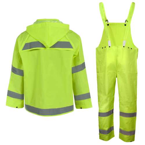 1820S 1820S Econo-Viz 3-Piece Rain Suit with Reflective Tape