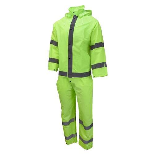 1820S 1820S Econo-Viz 3-Piece Rain Suit with Reflective Tape