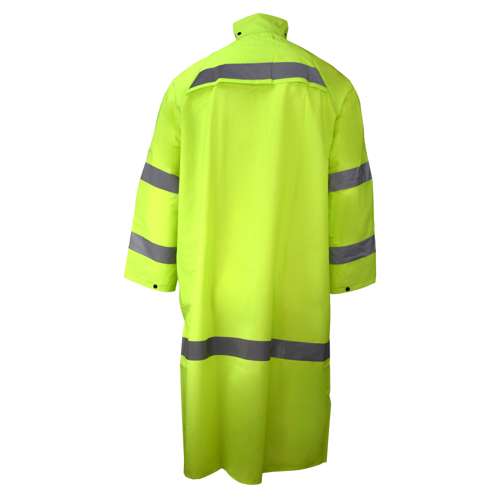 1870C 1870C Econo-Viz Coat with Snap-On Hood and Reflective Tape