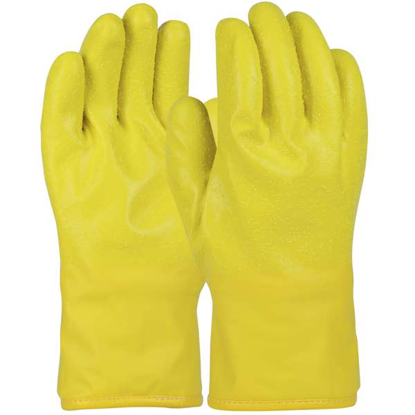 102 Cold Handling Polyurethane Glove with Thermal Cotton Lining - 11"