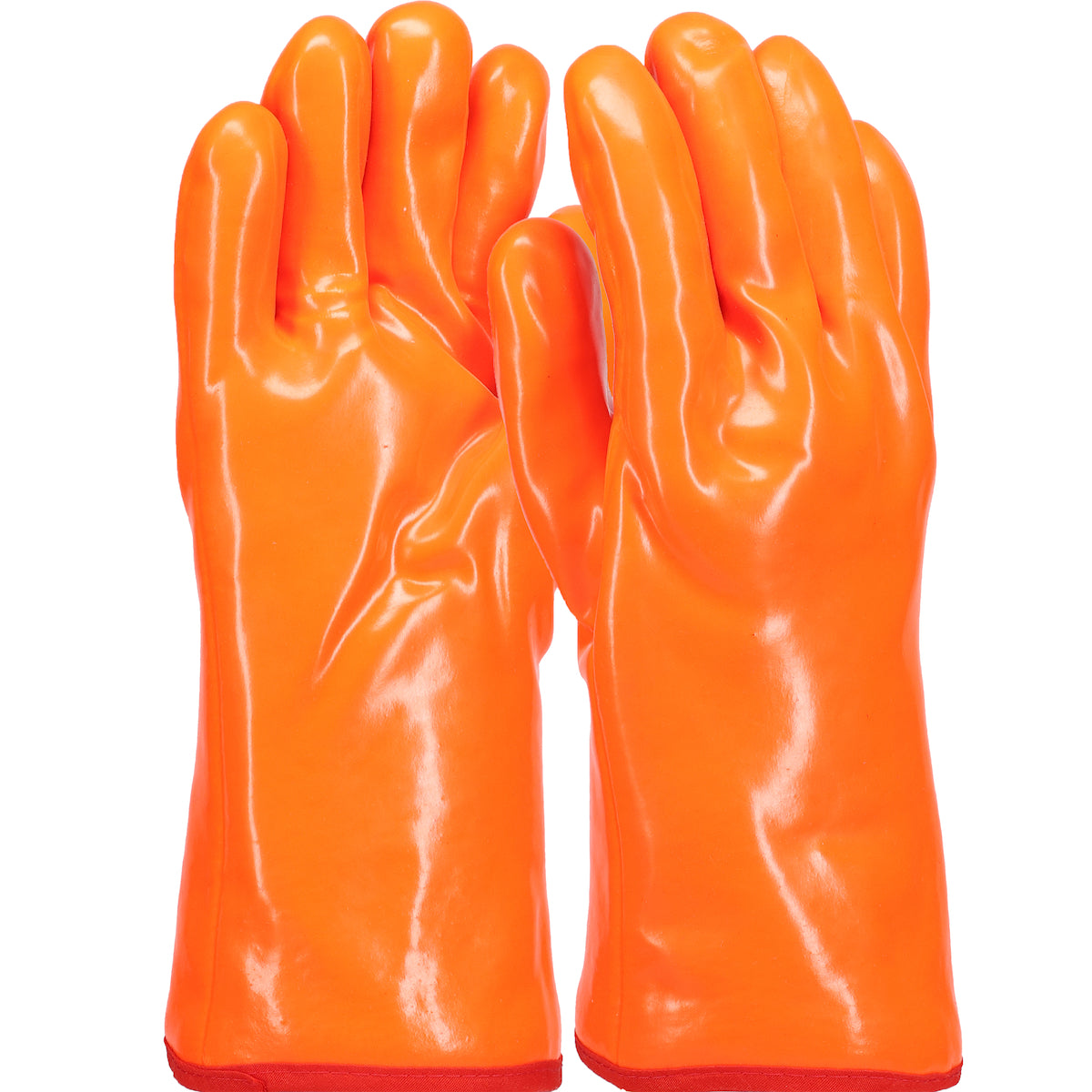 1027OR PVC Dipped Glove with Insulated Foam Liner and Smooth Finish - 12" Length