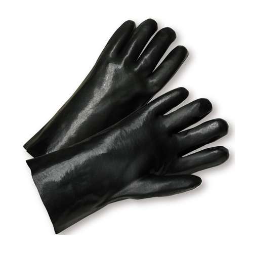 1027 PVC Dipped Glove with Interlock Liner and Smooth Finish - 12" Length