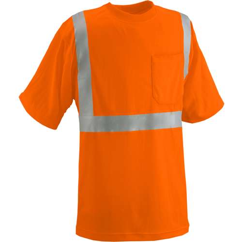 102ST ANSI Type R Class 2 Short Sleeve Moisture Wicking T-Shirt with UPF 35 Sun Protection