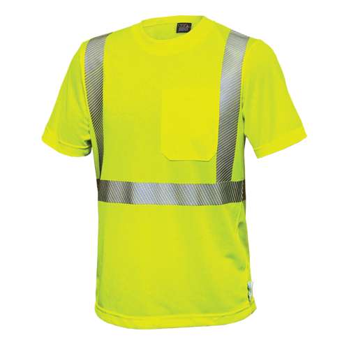 103CT ANSI Type R Class 2 Short Sleeve Moisture Wicking T-Shirt with 3M™ Scotchlite™ Comfort Trim