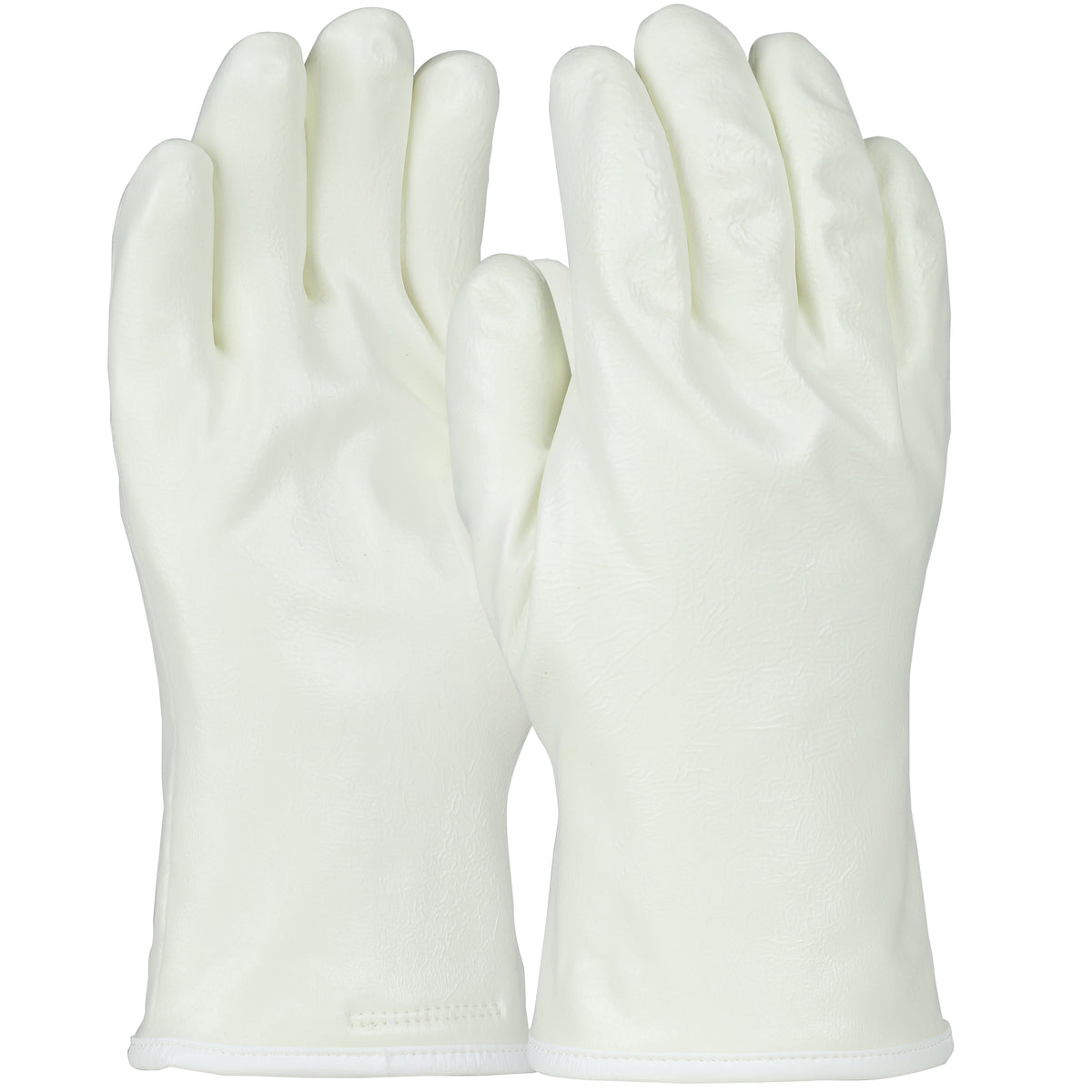 White Polyurethane Sure Grip Dual Layer Temp Gloves Medium