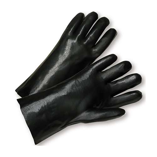 1047 PVC Dipped Glove with Interlock Liner and Smooth Finish - 14" Length