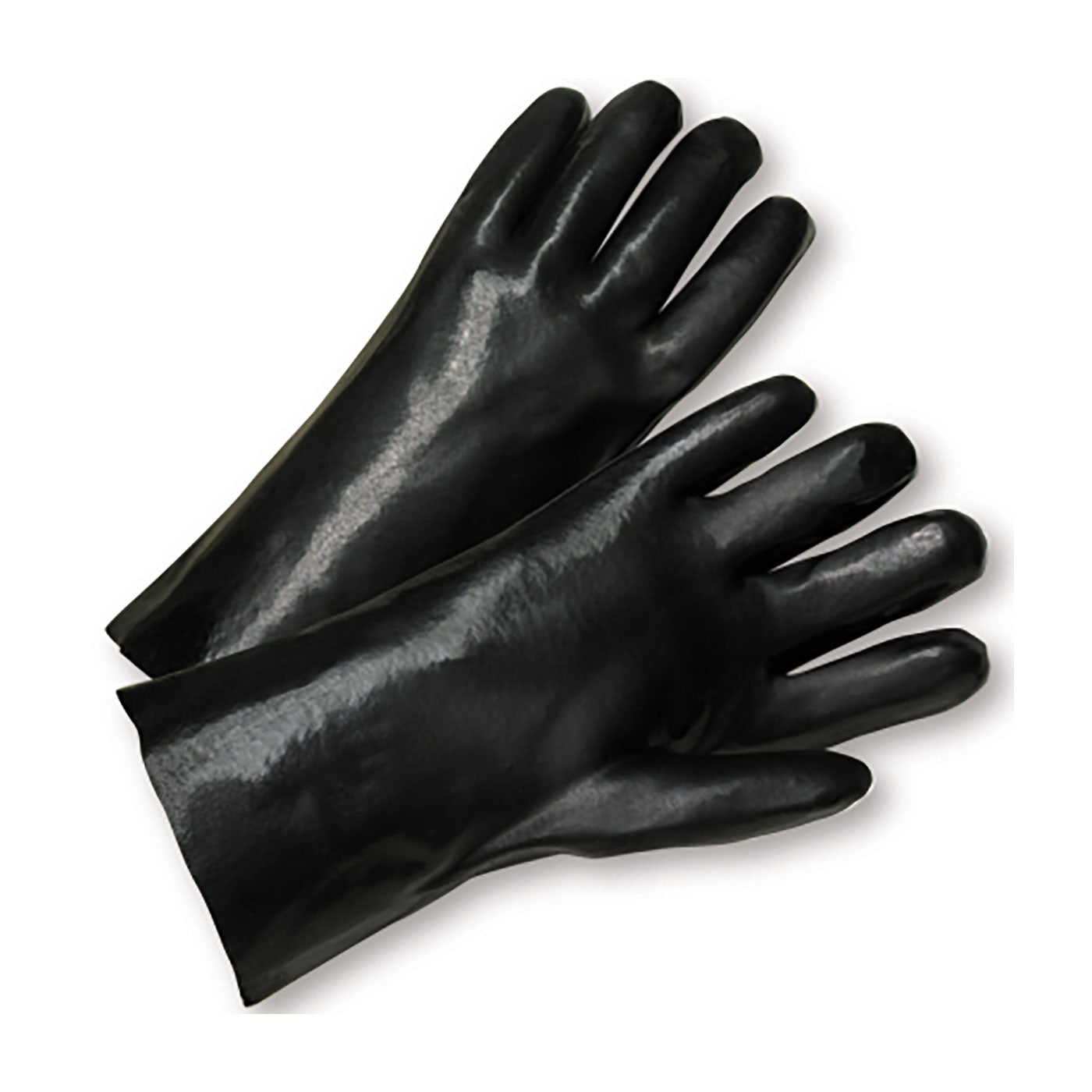 1047 PVC Dipped Glove with Interlock Liner and Smooth Finish - 14" Length
