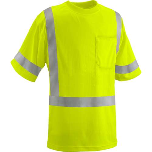 104ST ANSI Type R Class 3 Short Sleeve Moisture Wicking T-Shirt with UPF 35 Sun Protection