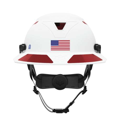 105-0-100-USACE Hardknock Resolve FullBrim Type II Safety Helmet Non-Vented USACE