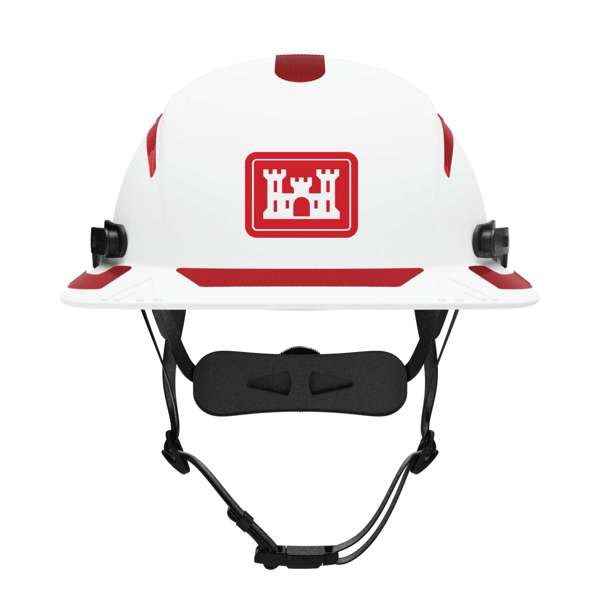 Hardknock Resolve FullBrim Type II Safety Helmet Non-Vented USACE