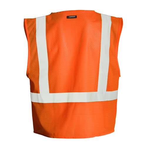 Kishigo 1084 4 Pocket Hook & Loop Mesh Vest - Safety Vest