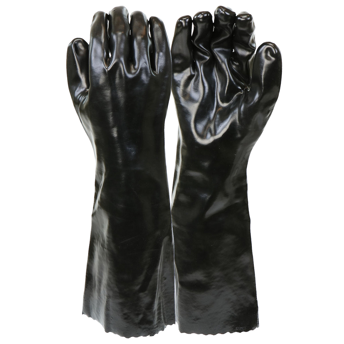 1087 PVC Dipped Glove with Interlock Liner and Smooth Finish - 18" Length