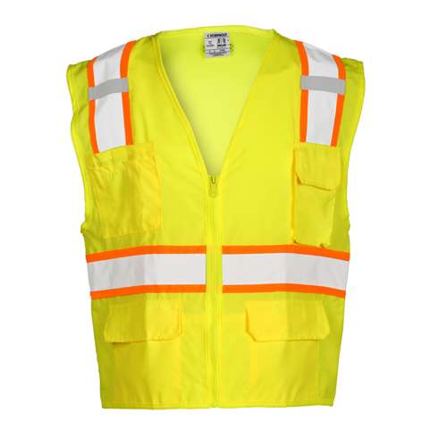 1163 Solid Front with Mesh Back Vest