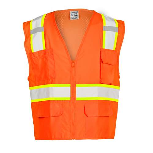 1164 Solid Front with Mesh Back Vest