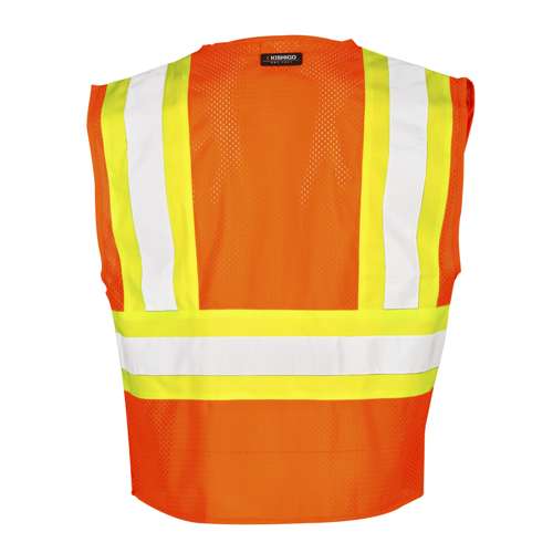 Kishigo 1176 Contrasting Mesh Breakaway Vest - Safety Vest