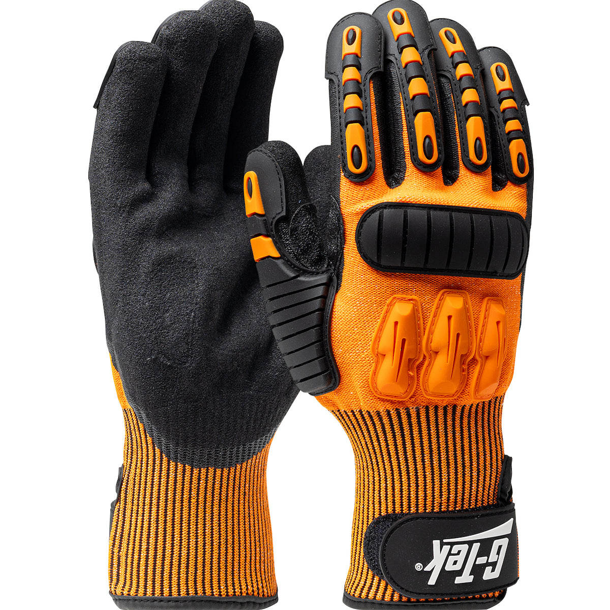 120-5150 Seamless Knit HPPE Blend with Nitrile Grip and TPR Impact Protection