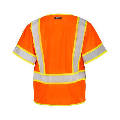 Kishigo 1243 6 Pocket Contrast Mesh Vest - Safety Vest