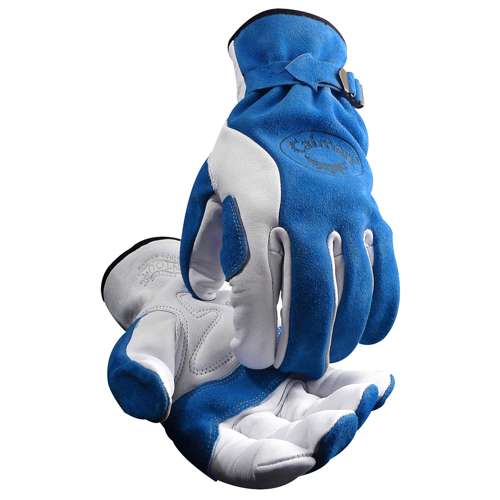 1302 Premium Top Grain Cowhide Leather Drivers Glove with Split Cowhide Back - Keystone Thumb