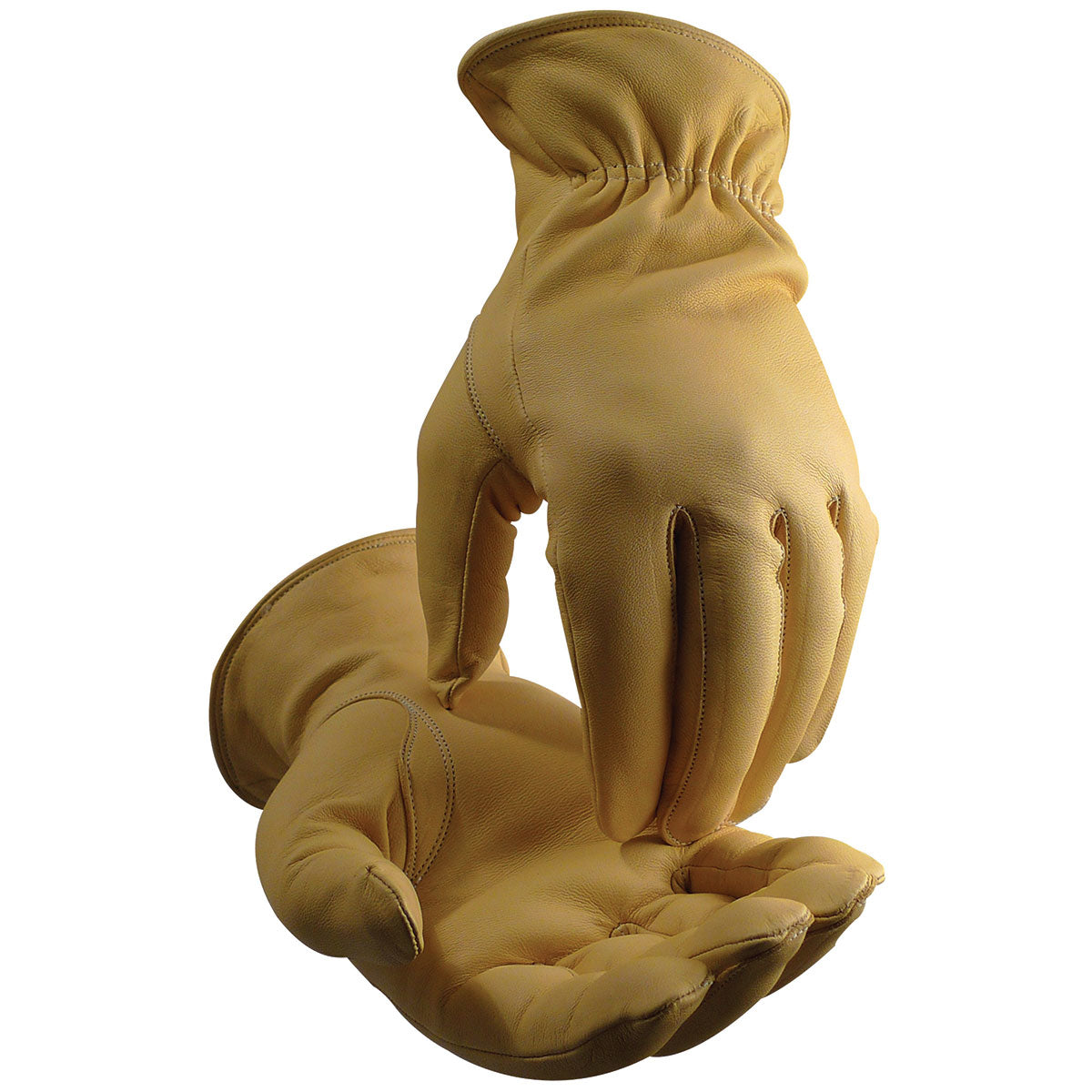 1340 Premium Gold Goat Grain Leather Drivers Glove - Kontour™ Design