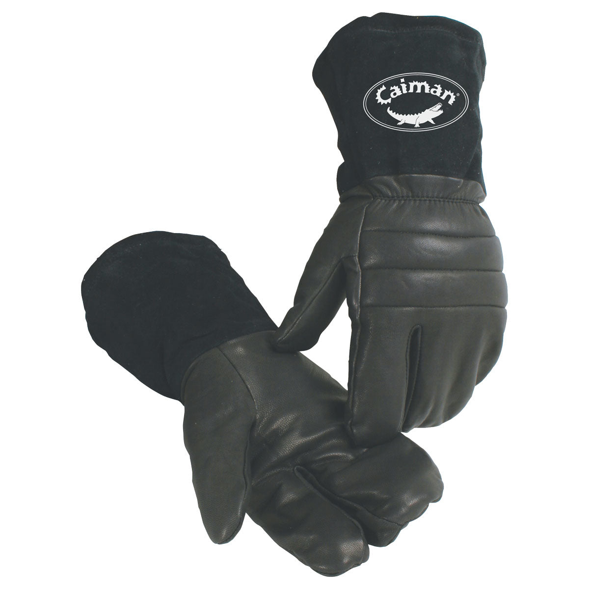 1398 Premium Goat Grain Leather Glove with Polapile™ Insulation - Gauntlet Split Cowhide Cuff