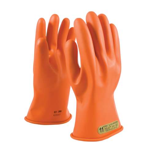147-00-11 Class 00 Rubber Insulating Glove with Straight Cuff - 11"